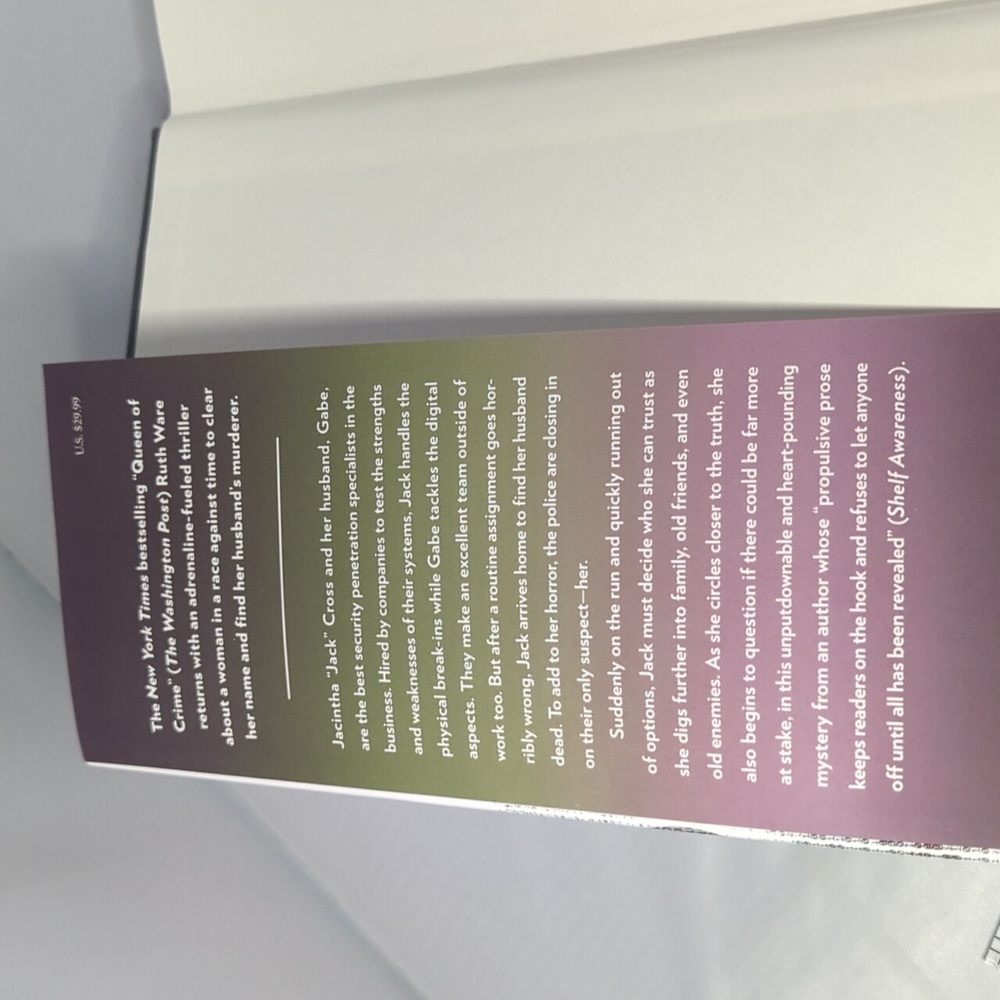 Zero Days by Ruth Ware Hardback - Picture 3 of 5